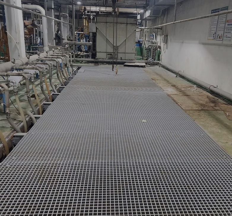картинка Армированная стекловолокном пластиковая решетка, FRP пайол  от магазина Велдинг
